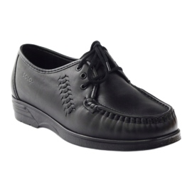 Solo 015 loafers for sensitive feet black 1
