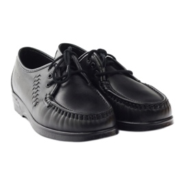 Solo 015 loafers for sensitive feet black 3