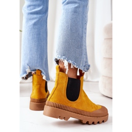 Mulanka Suede Workers On The Yellow Platform Come With Me 2