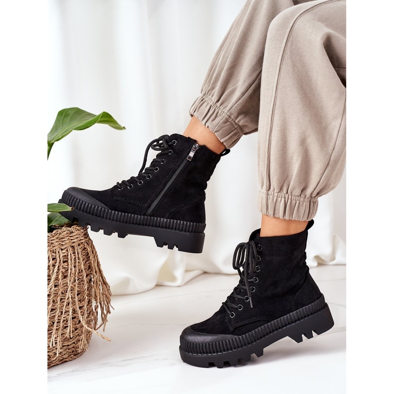 PV1 Suede Workers On The Black Platform Here I Am 2