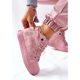 Leather Sneakers Big Star II274092 Pink 1 Leather Sneakers Big Star II274092 Pink 1