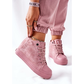 Leather Sneakers Big Star II274092 Pink 2 Leather Sneakers Big Star II274092 Pink 2