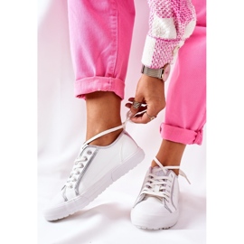 Women's Leather Sneakers Big Star II274055 White 2