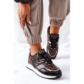 Logooted Sport Shoes Sneakers Black-Brown Always 2