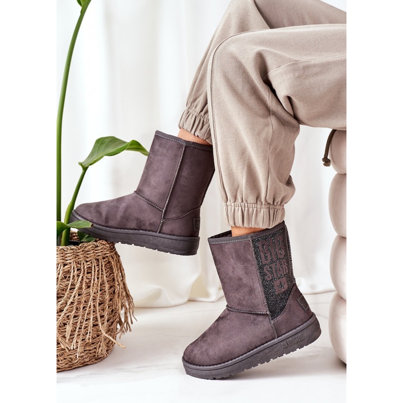 Snow boots Big Star EE274417 Szare grey 2