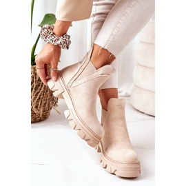 PS1 Warm Booties Jodhpur boots Beige Good Idea 1