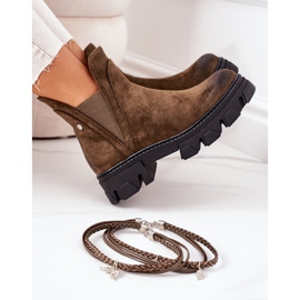 PS1 Warm boots Jodhpur boots Dark green Good Idea 1