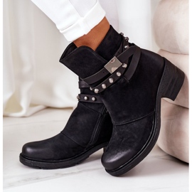 PS1 Warm Boots On High Heels Black Effie 1