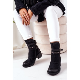 PS1 Warm Boots On High Heels Black Effie 2