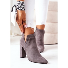 Warm Boots On A Post Gray Sally grey 2