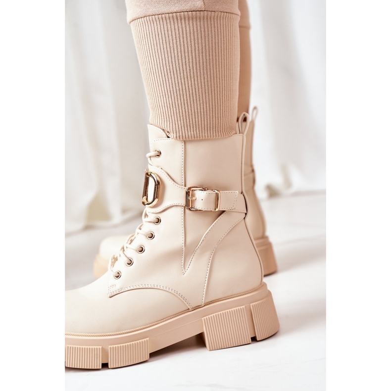 PS1 Warm Workers With A Golden Buckle Beige Maybelle 1