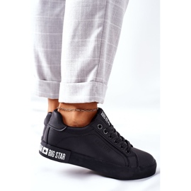 Women's Leather Sneakers Big Star II274030 Black 2