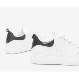 BM Black and white sneakers on a thick Influ sole 1