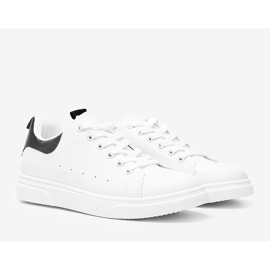 BM Black and white sneakers on a thick Influ sole 2