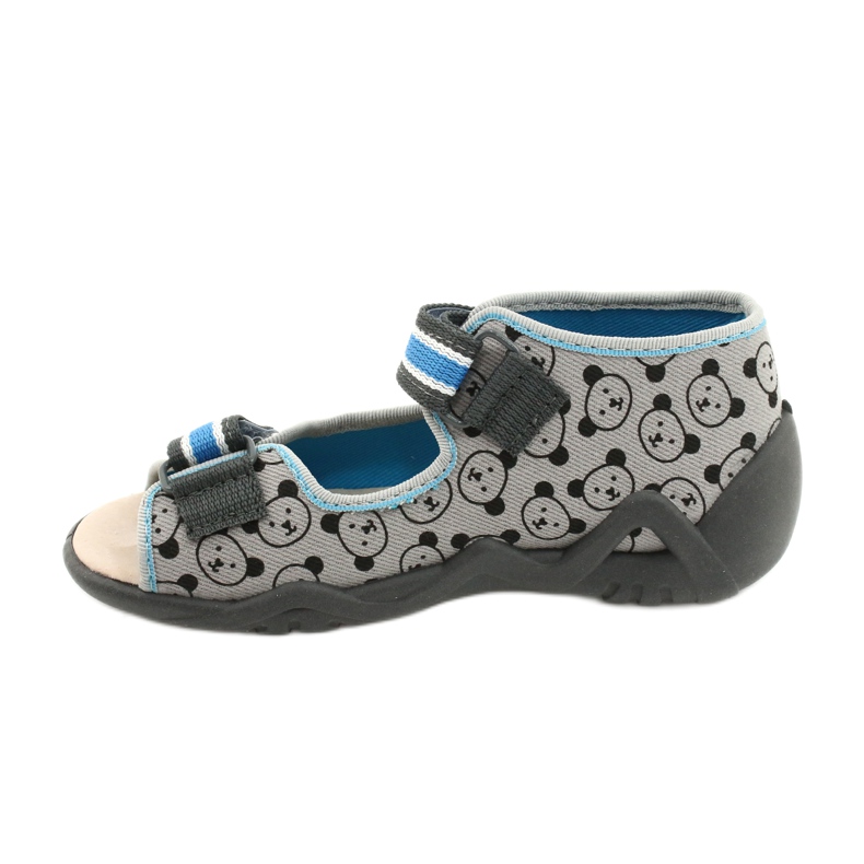 Befado yellow children's shoes 350P017 blue grey 2 Befado yellow children's shoes 350P017 blue grey 2