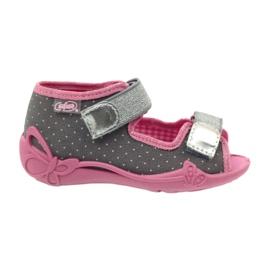 Befado children's shoes 242P082 pink silver grey 3 Befado children's shoes 242P082 pink silver grey 3
