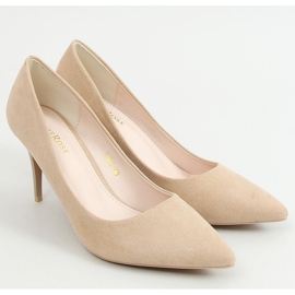 Pumps on a beige L502 Beige pin 1