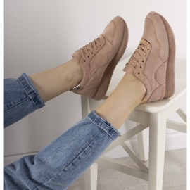 Pink Masandra sneakers beige 1