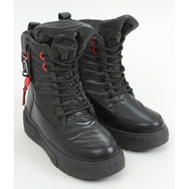 Black women's snow boots NB509P Black 1