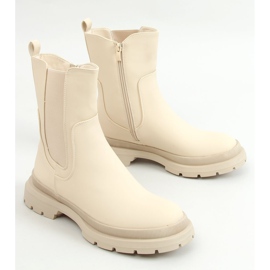 Beige Jodhpur boots QT26P Beige 1