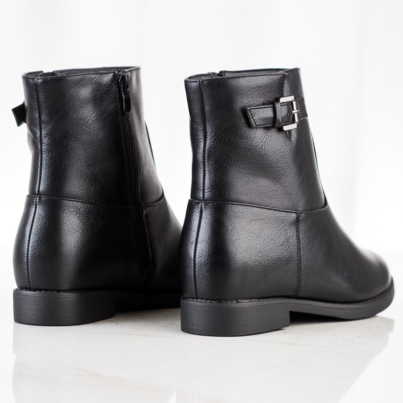 J. Star Black Ankle Boots 1