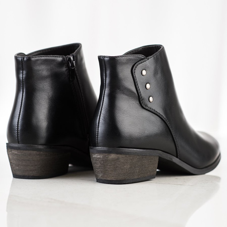 J. Star Casual Boots On A Low Post black 1