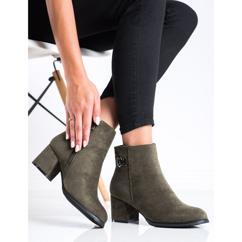 J. Star High Heel Boots green 1