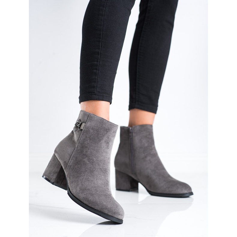 J. Star High Heel Boots grey 2