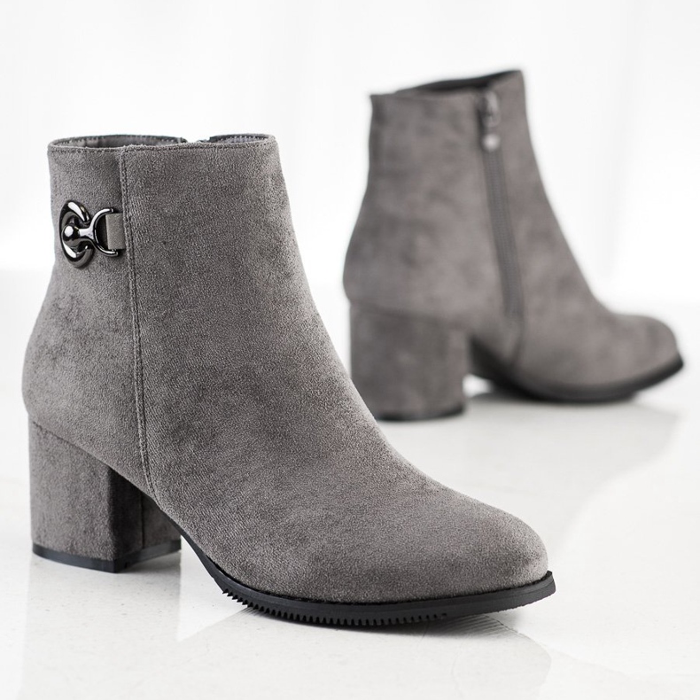 J. Star High Heel Boots grey 1