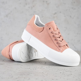 Goodin Classic Sneakers On The Platform pink 1