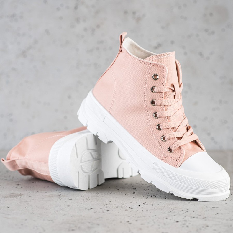 Goodin High Pink Sneakers 1