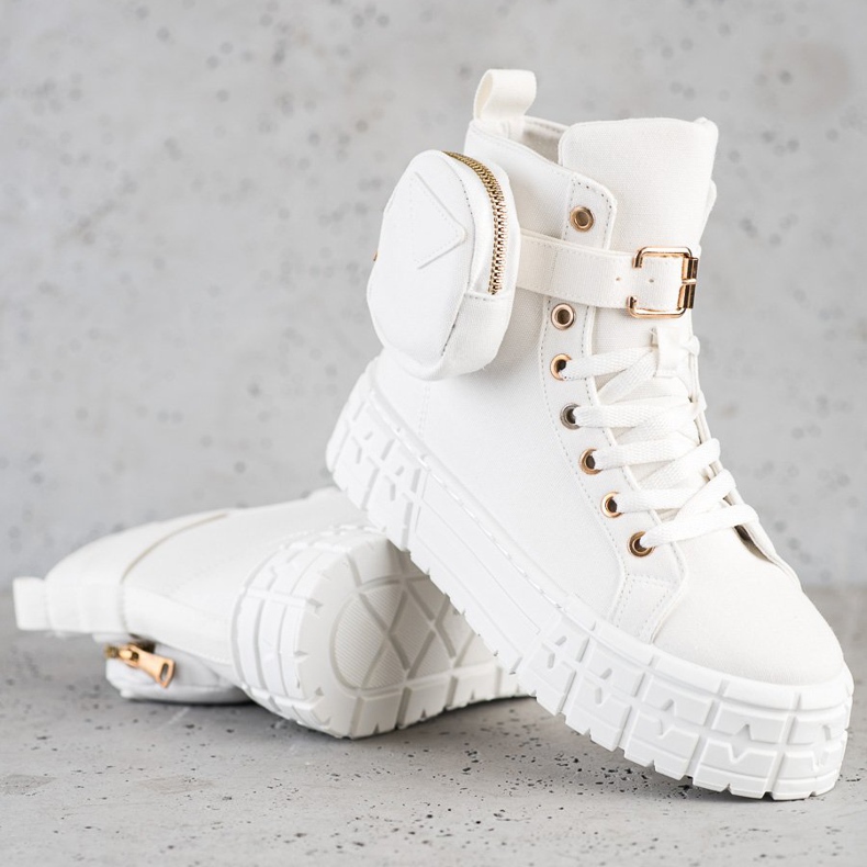 Goodin Sneakers On The Platform With A Pocket white 1