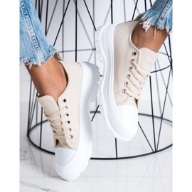 Goodin Sneakers On The Platform beige 2