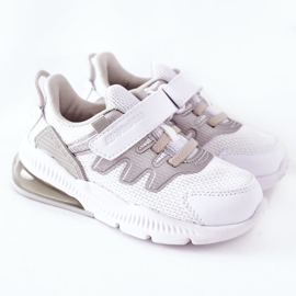 Children's Sport Shoes With Velcro ABCKIDS White-Silver 2 Children's Sport Shoes With Velcro ABCKIDS White-Silver 2