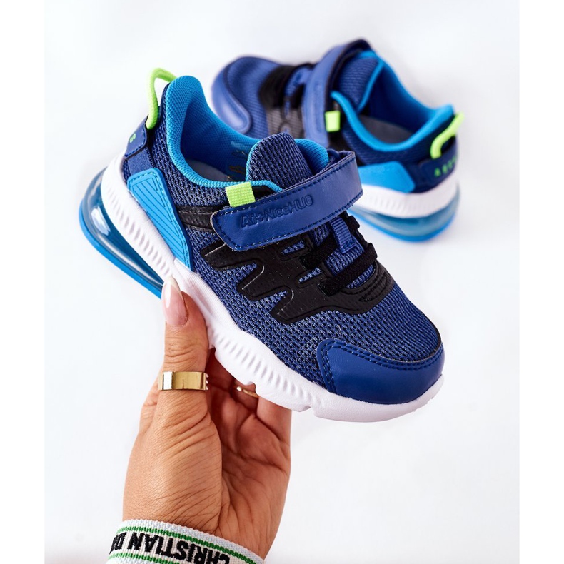 Children's Sport Shoes With Velcro ABCKIDS Blue-Black 1