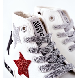 Children's High Sneakers With a zipper Big Star II374029 White 1