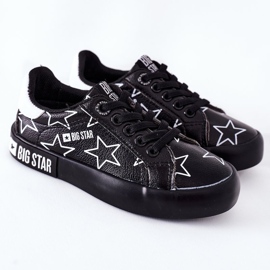 Children's Leather Sneakers Big Star II374002 Black 2