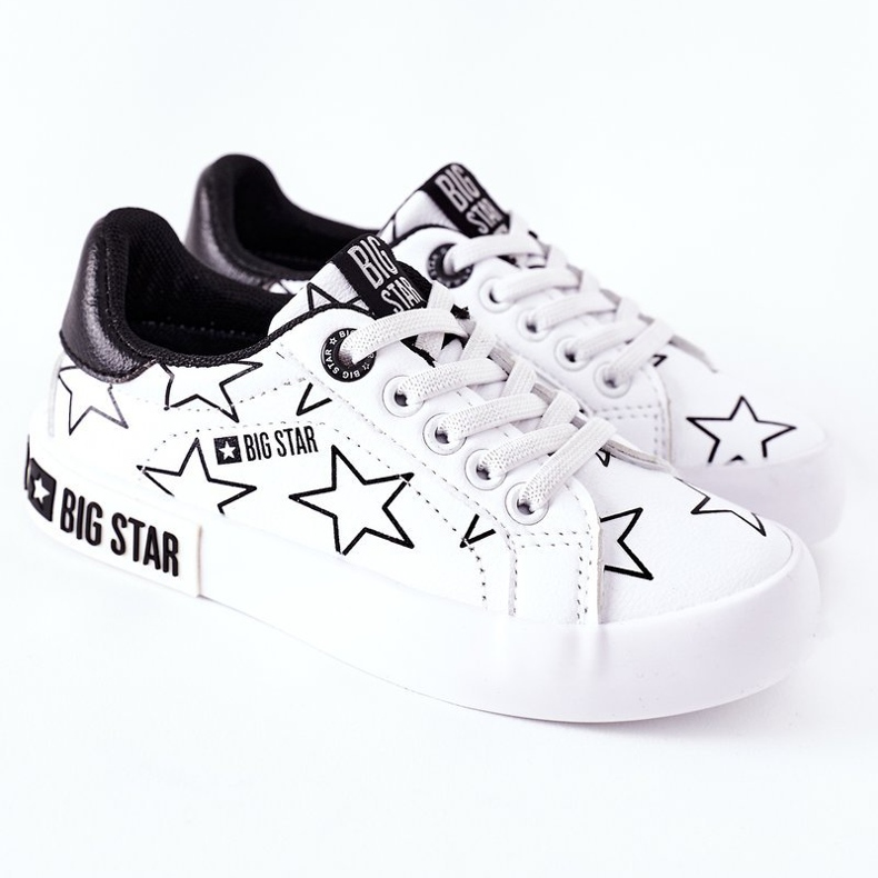 Children's Leather Sneakers Big Star II374001 White 2