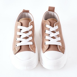 FR1 Children's Sneakers Beige Travel Time 1