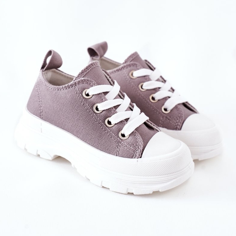 Children's Sneakers On The Platform Gray Travel Time grey 2