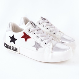 Children's Leather Sneakers Big Star II374032 White 2