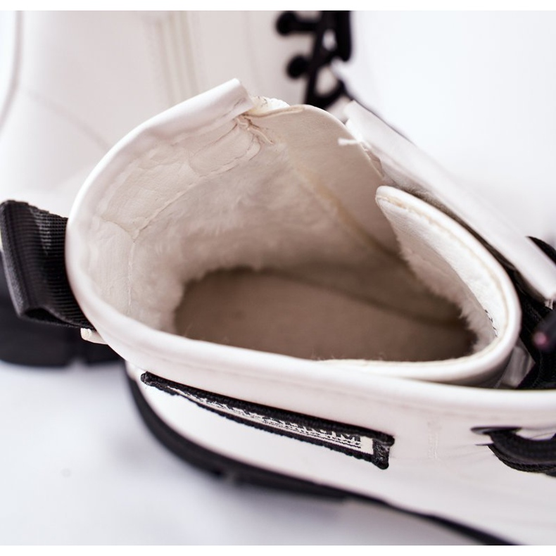 S.Barski Children's white insulated boots Fincastle 1