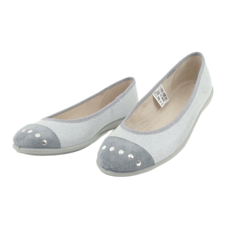 Befado youth ballerinas 309Q017 silver 3 Befado youth ballerinas 309Q017 silver 3