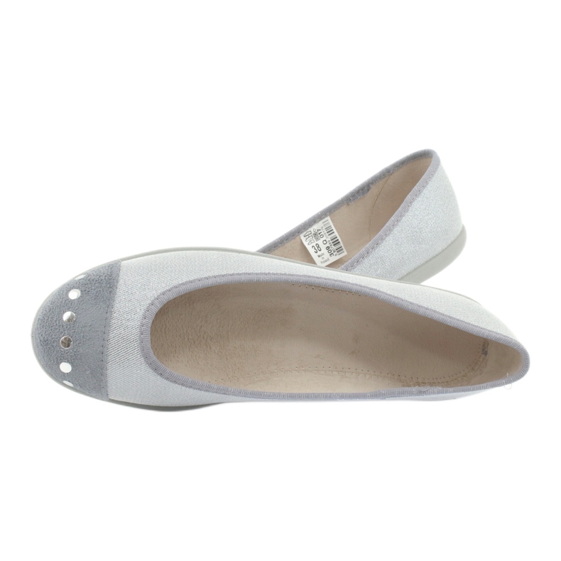 Befado youth ballerinas 309Q017 silver 5 Befado youth ballerinas 309Q017 silver 5