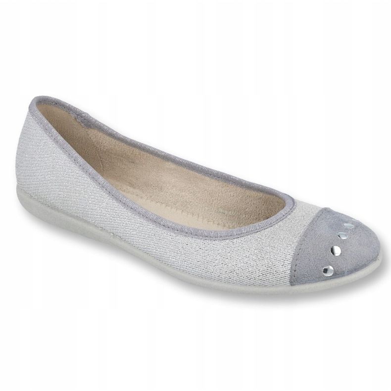 Befado youth ballerinas 309Q017 silver 1 Befado youth ballerinas 309Q017 silver 1
