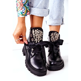 PS1 Warm Workers With Metal Pearls Black Perla 5