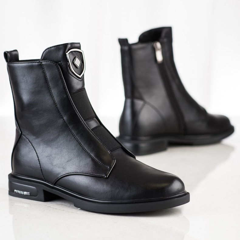 Filippo Fashionable boots with insulation black 1