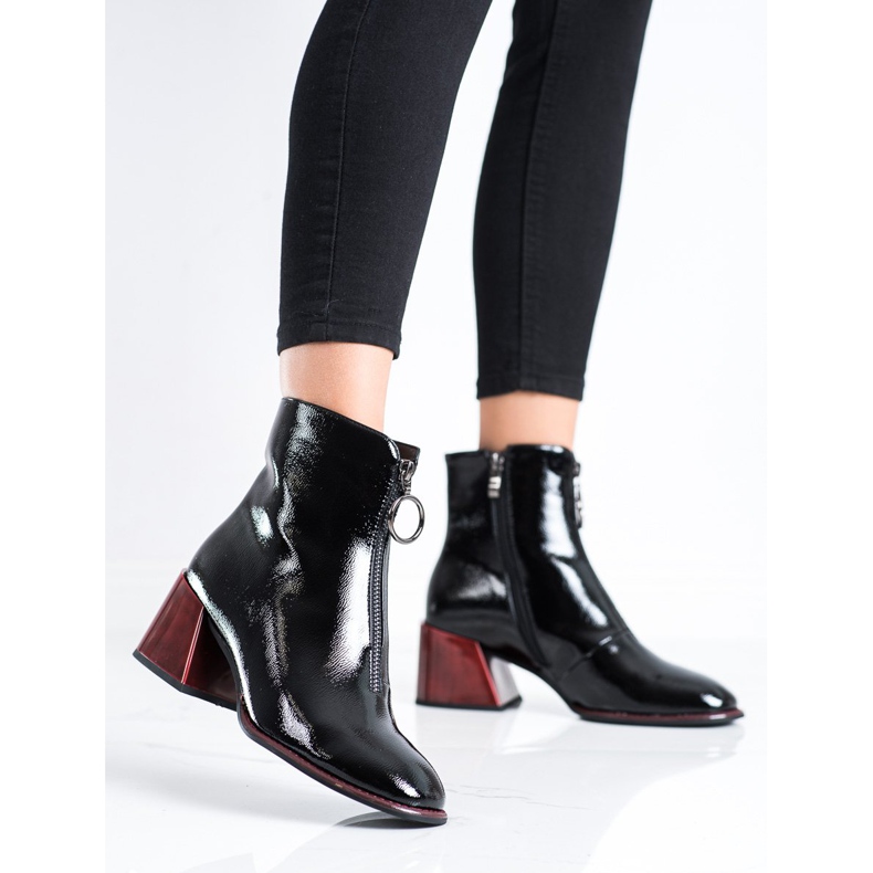 Filippo Stylish boots with a zipper black 2