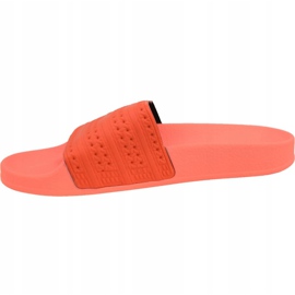 Orange top adilette slides
