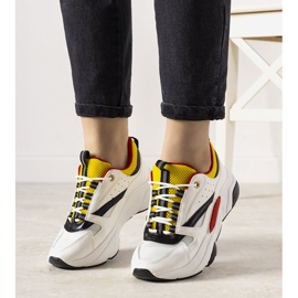 PA1 Hours white sneakers black yellow 1 PA1 Hours white sneakers black yellow 1